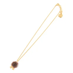 Q-pot. Chocolate Ribbon Seal Necklace Outlet