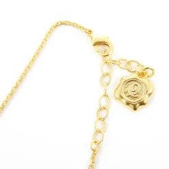 Q-pot. Chocolate Ribbon Seal Necklace Outlet