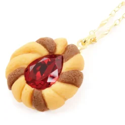 Q-pot. Jewel Cookie Strawberry Necklace Hot