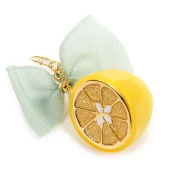Jewelry & Hair Accessories>Q-pot. Lemon Ribbon Pierced Earring