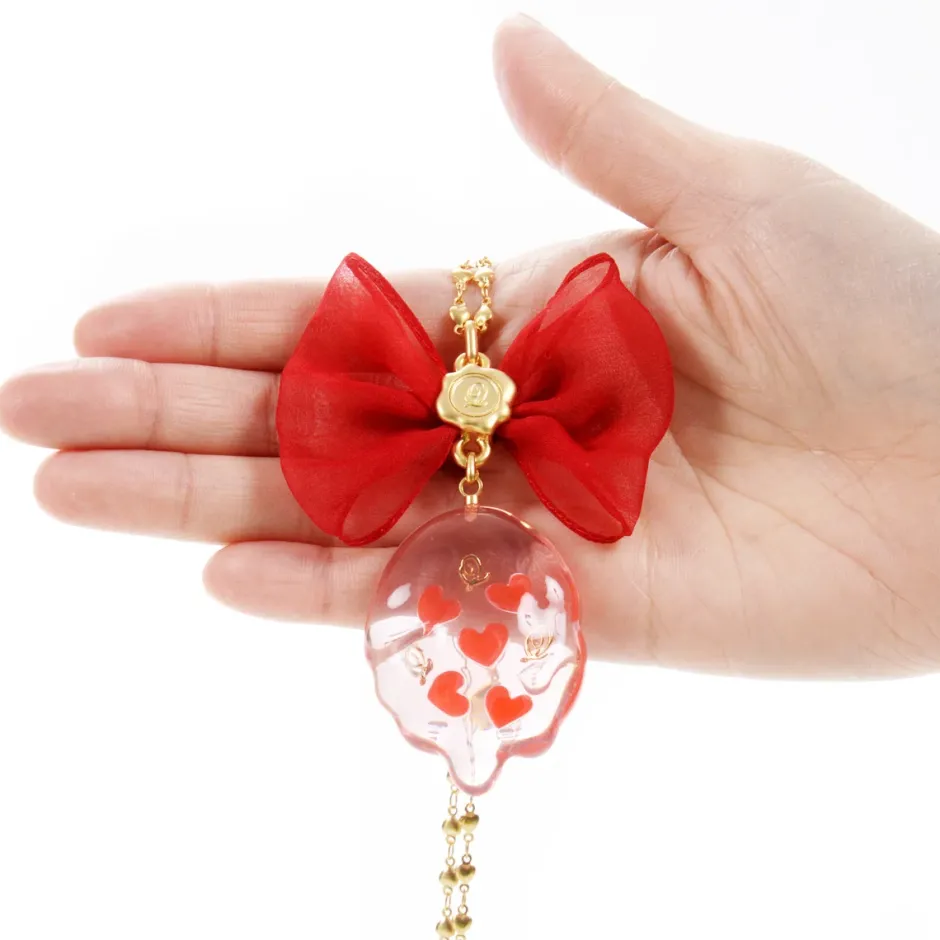 Q-pot. Love Heart Jelly Necklace New
