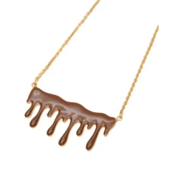 Jewelry & Hair Accessories>Q-pot. Melty Milk Chocolate Necklace