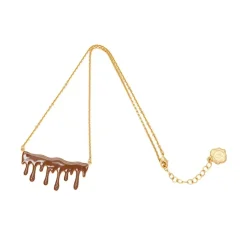 Jewelry & Hair Accessories>Q-pot. Melty Milk Chocolate Necklace