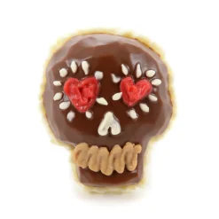 Q-pot. Parlor Chocolat Skull Ring Outlet