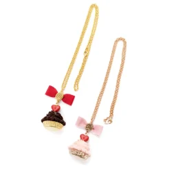 Jewelry & Hair Accessories>Q-pot. Parlor Heart Chocolate Cupcake Necklace
