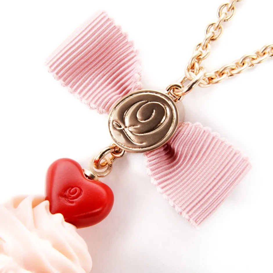 Jewelry & Hair Accessories>Q-pot. Parlor Heart Chocolate Cupcake Necklace