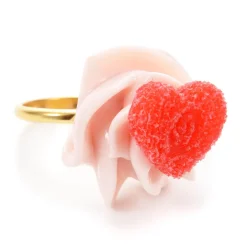 Jewelry & Hair Accessories>Q-pot. Parlor Love Heart Whipped Cream Ring