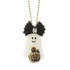 Jewelry & Hair Accessories>Q-pot. Petit Ghost Sheets Necklace / Black Bat Charm / Jack-o-lantern Charm Set