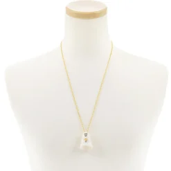 Q-pot. Petit Ghost Sheets Necklace / White Veil Charm / Q Hatchet Charm Set Discount