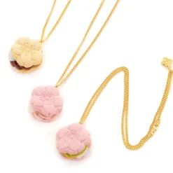 Q-pot. Sakura Monaka Necklace Clearance