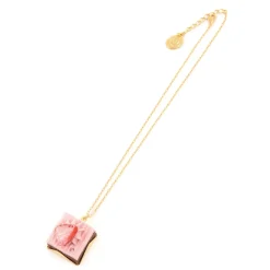 Q-pot. Strawberry Chocolate Petit Cake Necklace Best