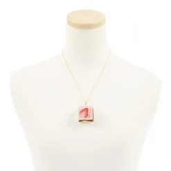 Q-pot. Strawberry Chocolate Petit Cake Necklace Best