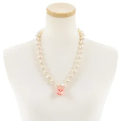 Q-pot. The Skull Fell in Love Pearl Necklace Online