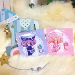 Rabbit Nurse Brooch Set New