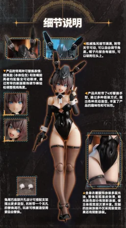 RA-03 Panzer Bunny Anneliese 1/12 Scale Action Figure Best