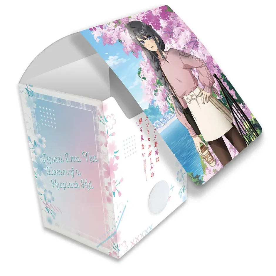 Pouches & Other Cases>Rascal Does Not Dream of a Knapsack Kid Deck Case Mai Sakurajima: Sakura Ver.