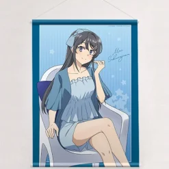 Tapestries>Rascal Does Not Dream of a Knapsack Kid W Suede B2 Tapestry Mai Sakurajima: Loungewear Ver.