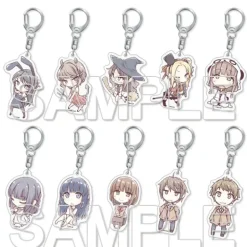 Rascal Does Not Dream of Bunny Girl Senpai Trading Acrylic Keychain Charms Box Set New