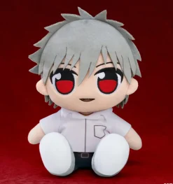 Rebuild of Evangelion Kuripan Plushie Rei Ayanami: Long (Long Hair: White Plugsuit) / Asuka Shikinami Langley (Jersey & Casquette Cap) / Kaworu Nagisa: School Uniform Ver. Best