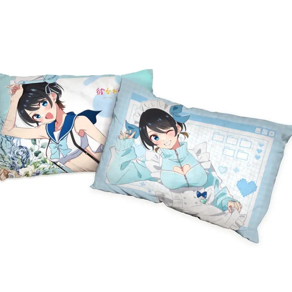 Cushions>Rent-A-Girlfriend Pillow Cover Ruka Sarashina: Jersey Maid Ver.