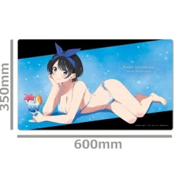 Rent-A-Girlfriend Character Rubber Mat Ruka Sarashina Outlet
