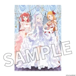 Re:ZERO -Starting Life in Another World- A3-Sized Clear Poster Wedding Ver. Best