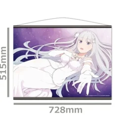 Tapestries>Re:Zero -Starting Life in Another World- B2 Tapestry Emilia: Wedding Dress Ver.
