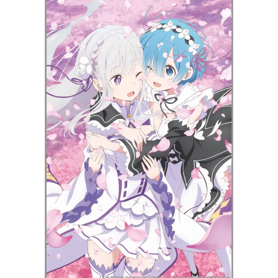 Acrylic Art Boards>Re:Zero -Starting Life In Another World- Emilia & Rem Acrylic Art Stand