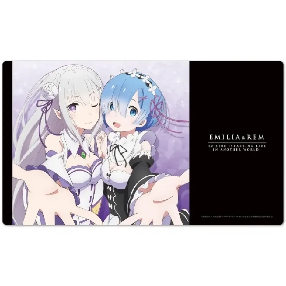 Re:Zero -Starting Life in Another World- Character Rubber Mat Emilia & Rem New