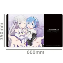 Re:Zero -Starting Life in Another World- Character Rubber Mat Emilia & Rem New