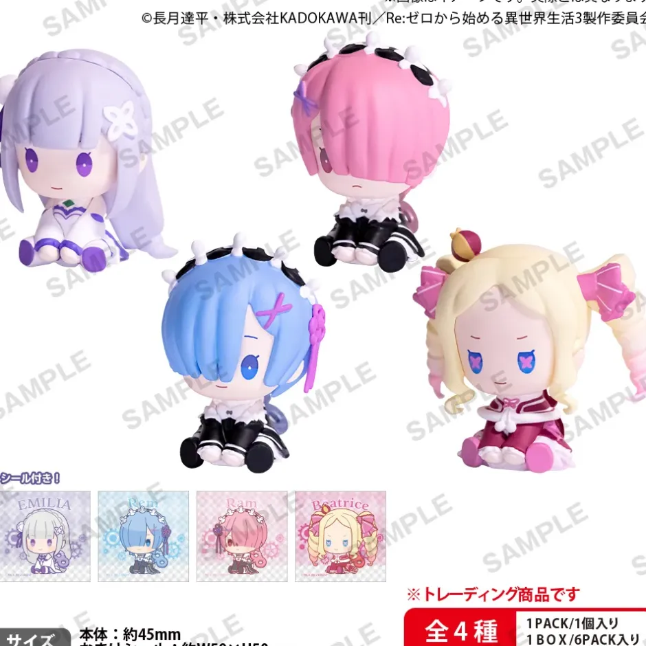 Nendoroid & Mini Figures>Re:Zero -Starting Life in Another World- Petatto Nejimaki Mascot Box Ver. Box Set