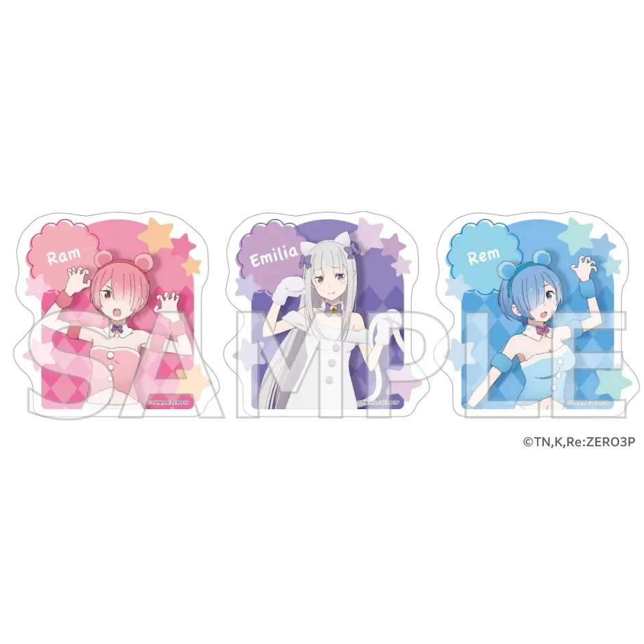 Re:Zero -Starting Life in Another World- Sticker Set Fluffy Animal Costume Ver. Discount