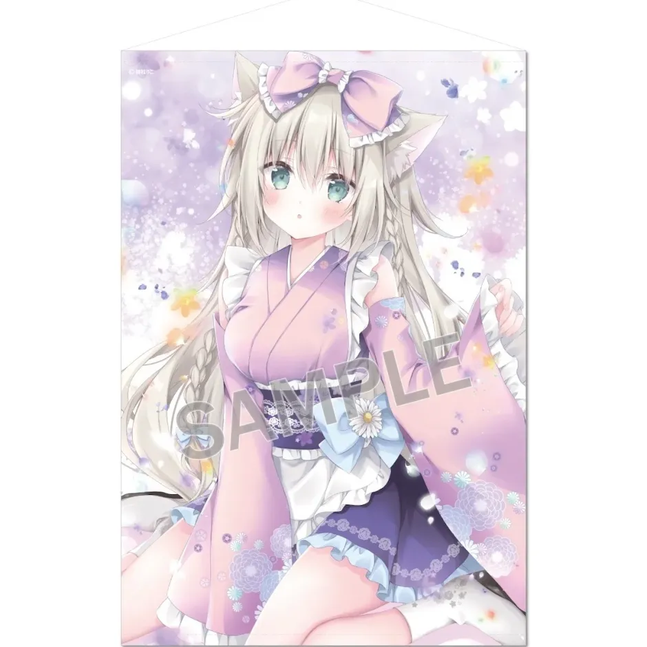 Riko Korie Illustration B1 Tapestry Maron-chan: Japanese Style Maid Extra Edition Clearance