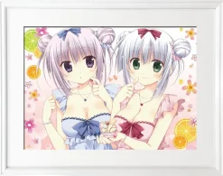 Fine Art>Riko Korie Reproduction Art Print: Odango Twins