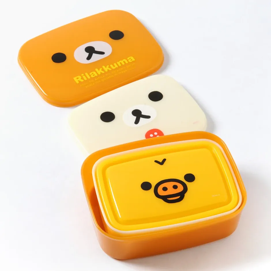 Bento Containers>Rilakkuma Lunch Market Bento Trio