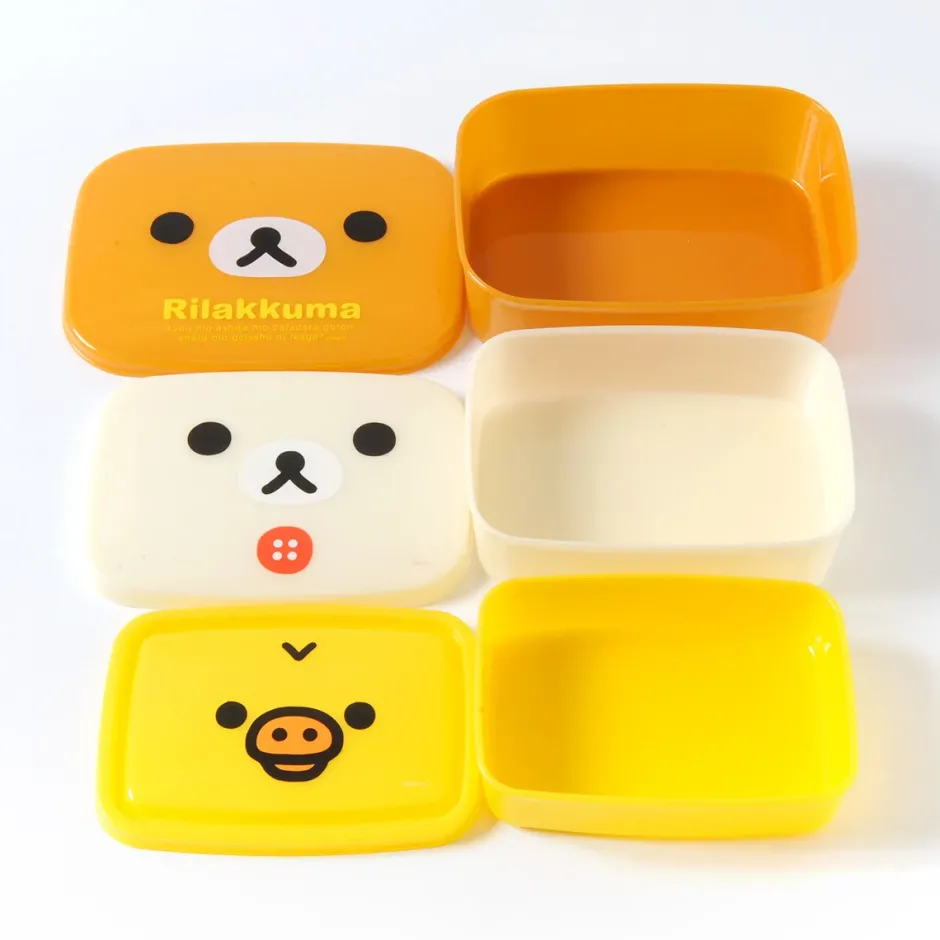 Bento Containers>Rilakkuma Lunch Market Bento Trio