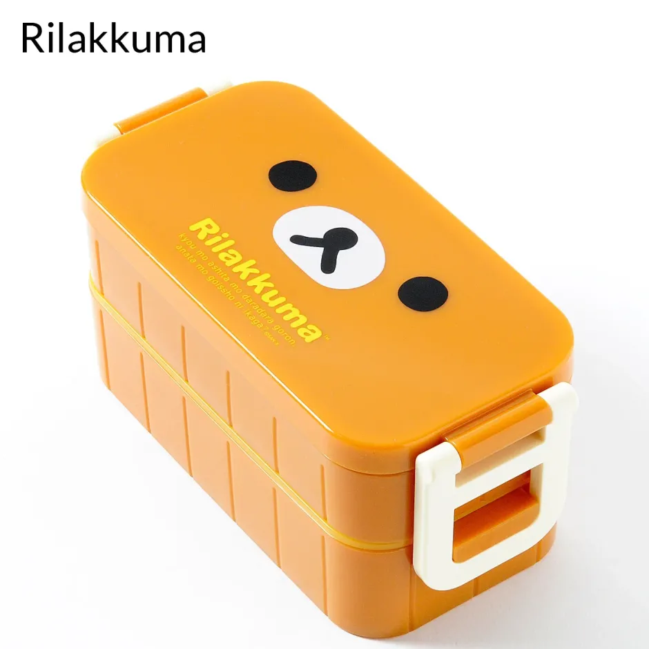 Rilakkuma Lunch Market 2-Tier Complete Bento Sets Hot