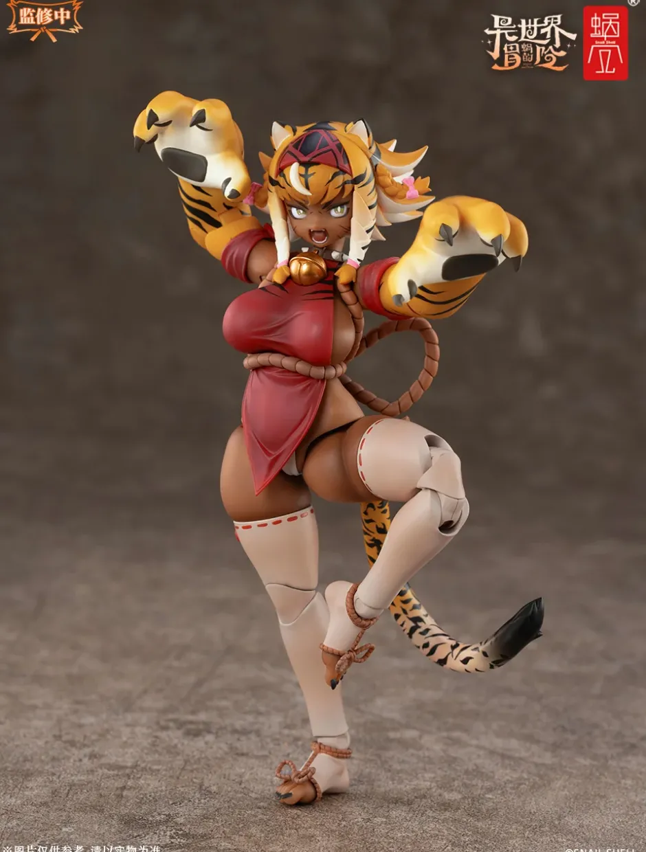 Bishoujo Figures|Scale Figures>RPG-04 Tiger Girl Garu 1/12 Scale Action Figure