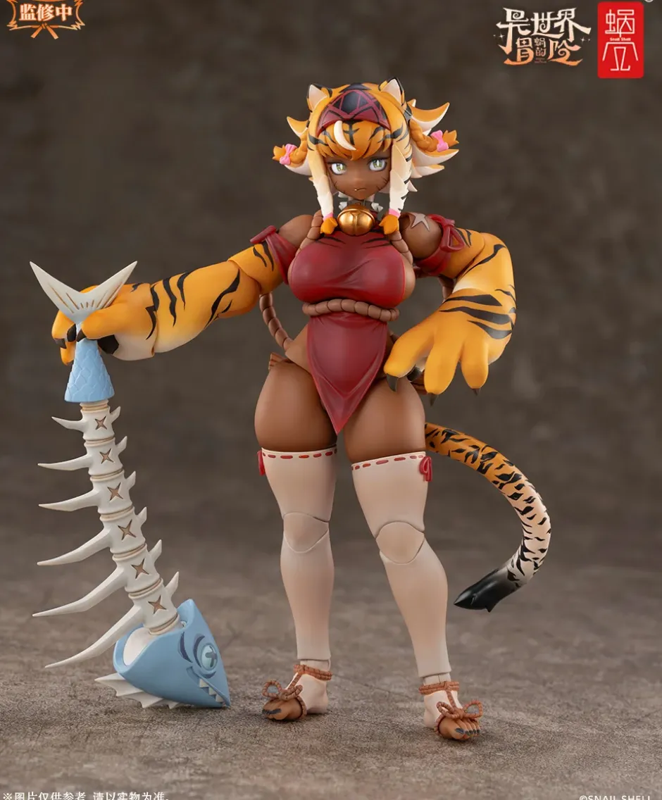 Bishoujo Figures|Scale Figures>RPG-04 Tiger Girl Garu 1/12 Scale Action Figure