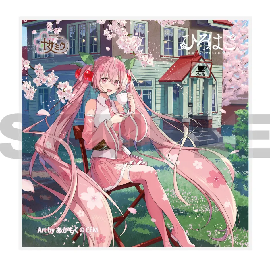 Towels>Sakura Miku x Hirohako Hirosaki Hand Towel