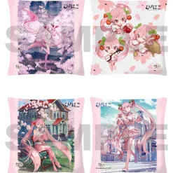 Cushions>Sakura Miku x Hirohako Hirosaki Square Cushion