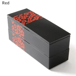Sakurako Slim Square 2-Tier Bento Box New
