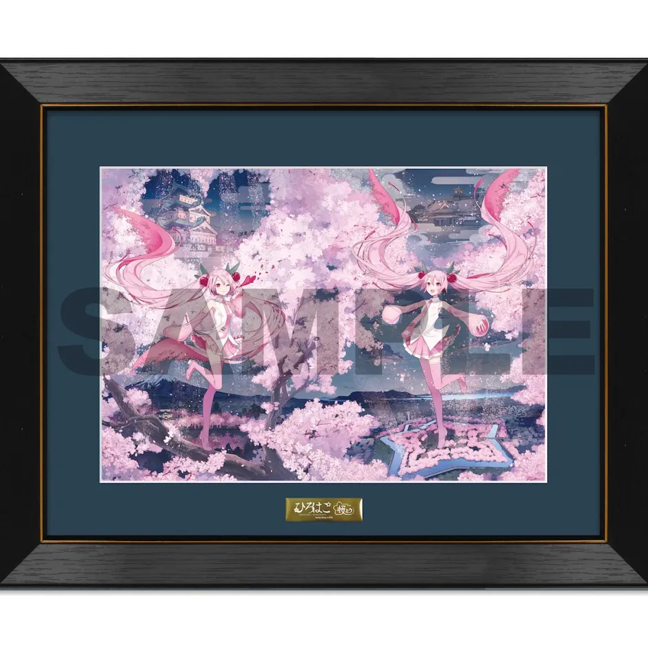 Sakura Miku x Hirohako Chara-Fine Graphic Art by iXima Sale