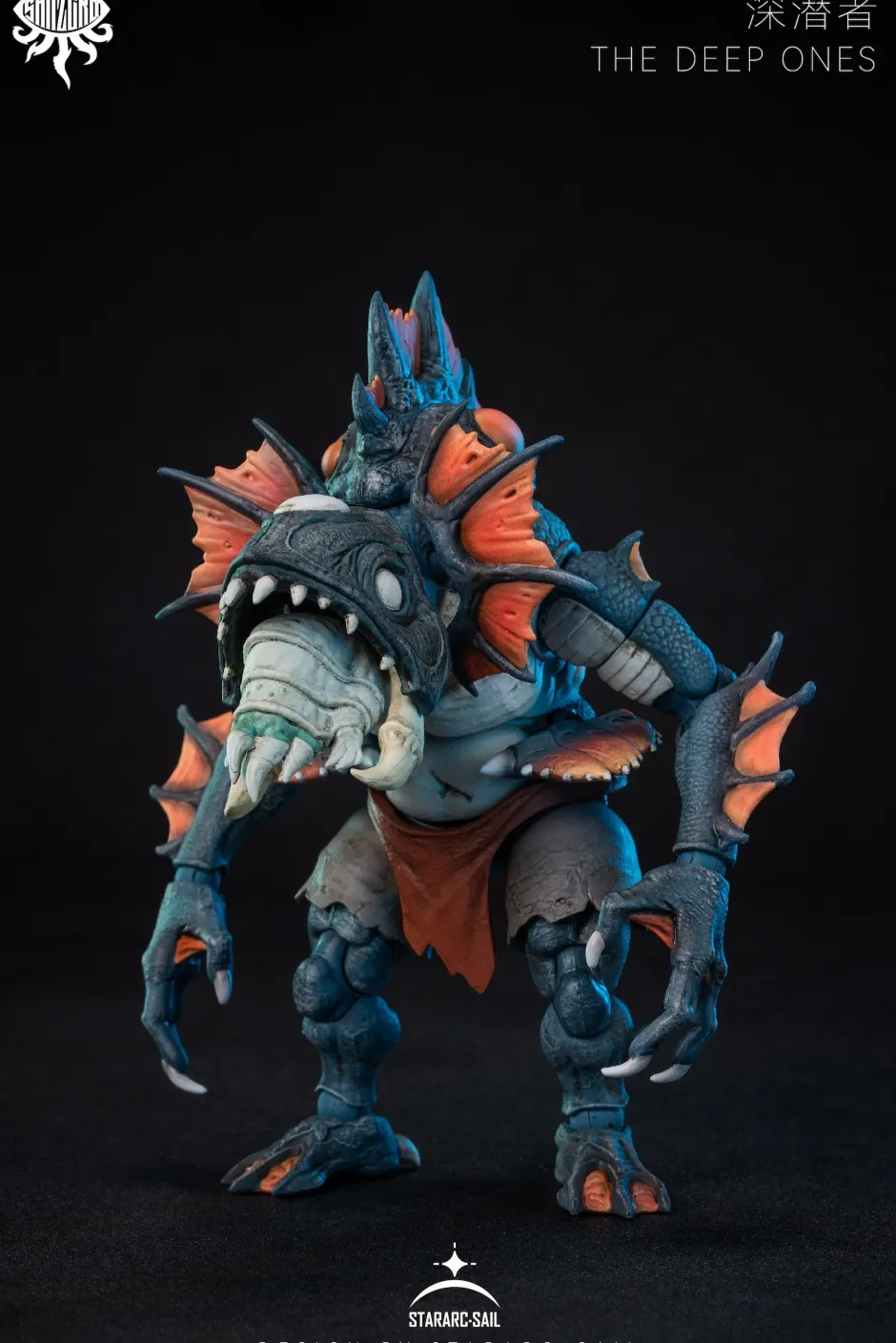 Action Figures>San Zero Series The Deep Ones (Orange) Action Figure