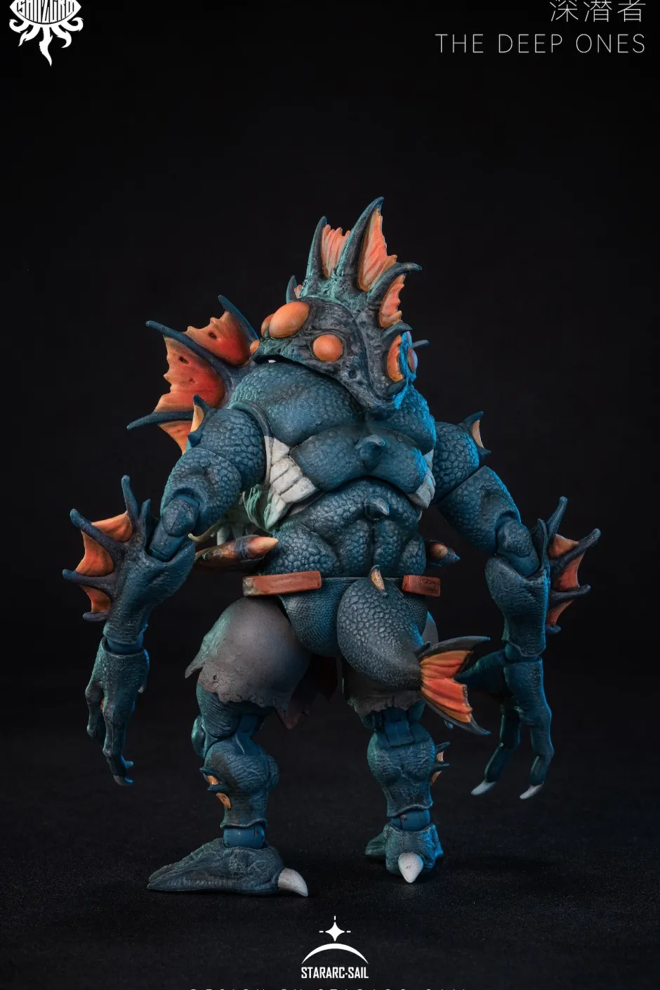 Action Figures>San Zero Series The Deep Ones (Orange) Action Figure