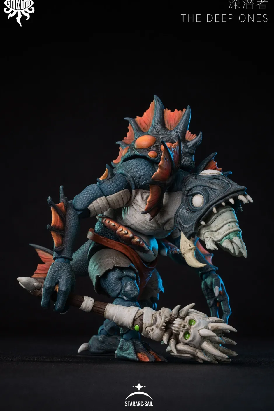 Action Figures>San Zero Series The Deep Ones (Orange) Action Figure