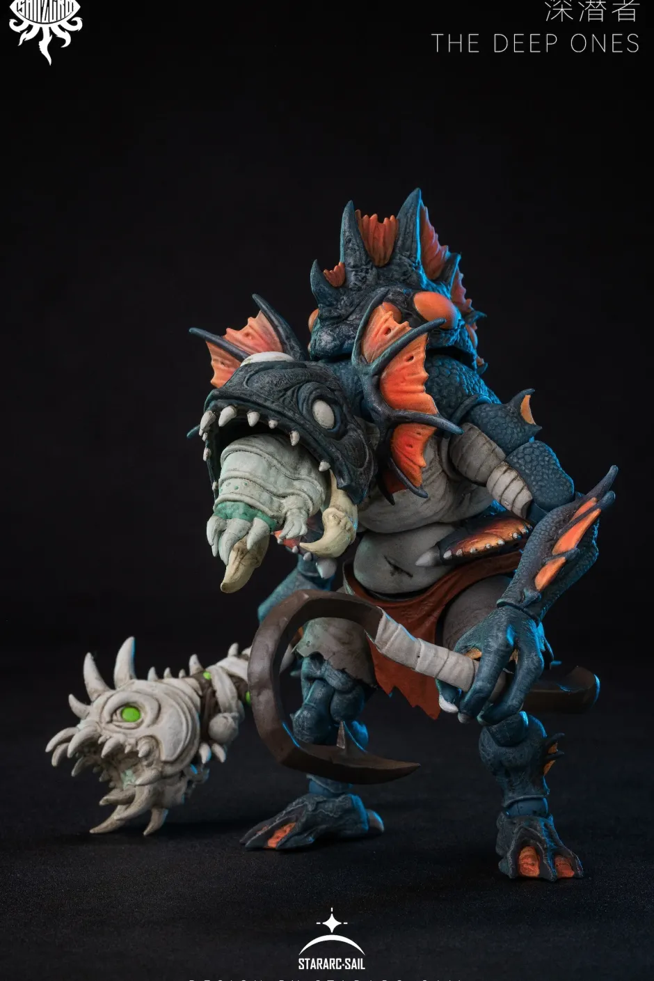 Action Figures>San Zero Series The Deep Ones (Orange) Action Figure