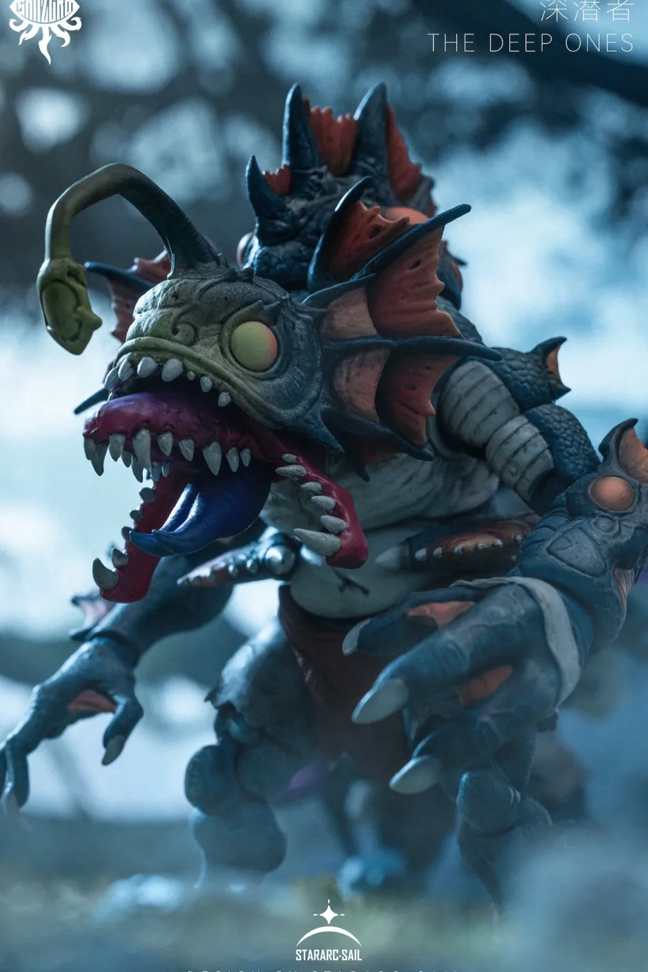 Action Figures>San Zero Series The Deep Ones (Orange) Action Figure