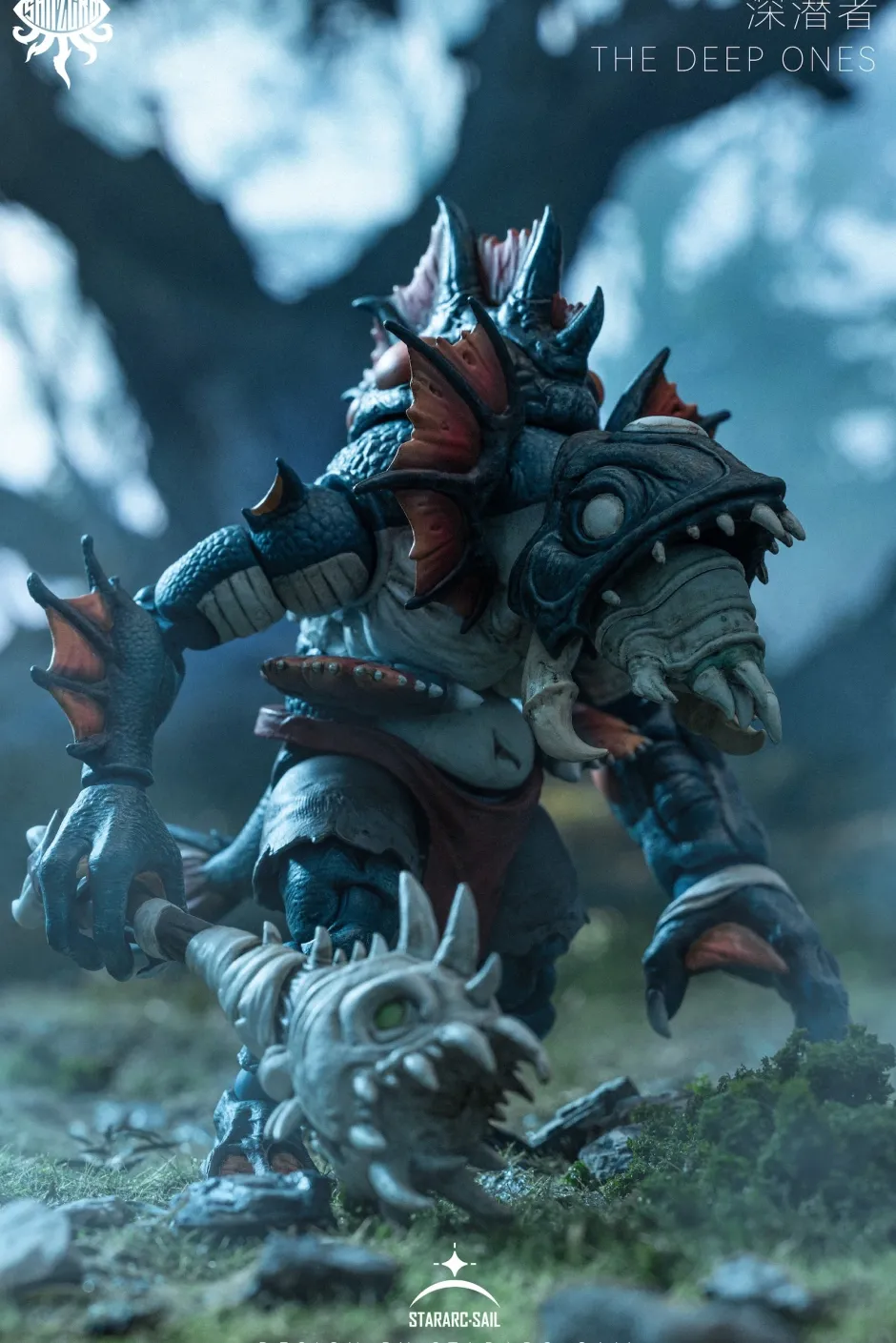 Action Figures>San Zero Series The Deep Ones (Orange) Action Figure