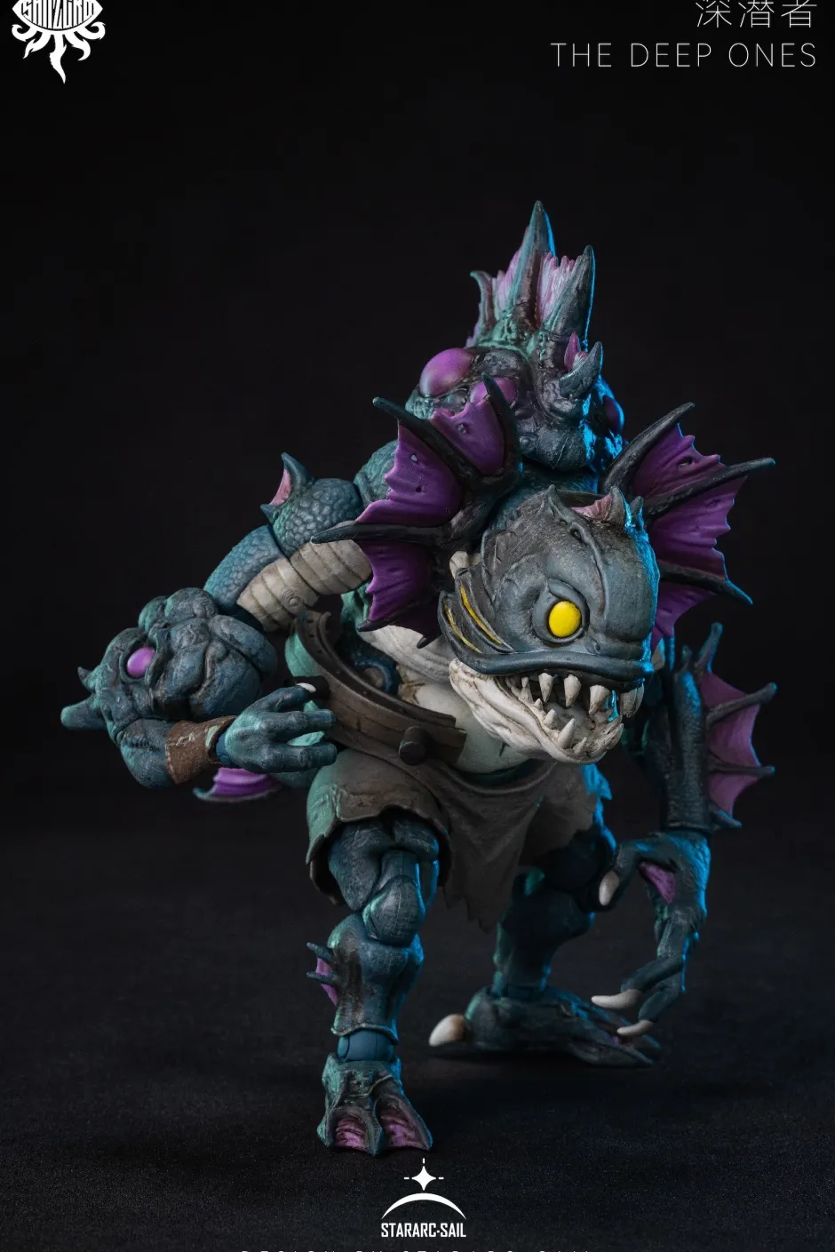 Action Figures>San Zero Series The Deep Ones (Purple) Action Figure